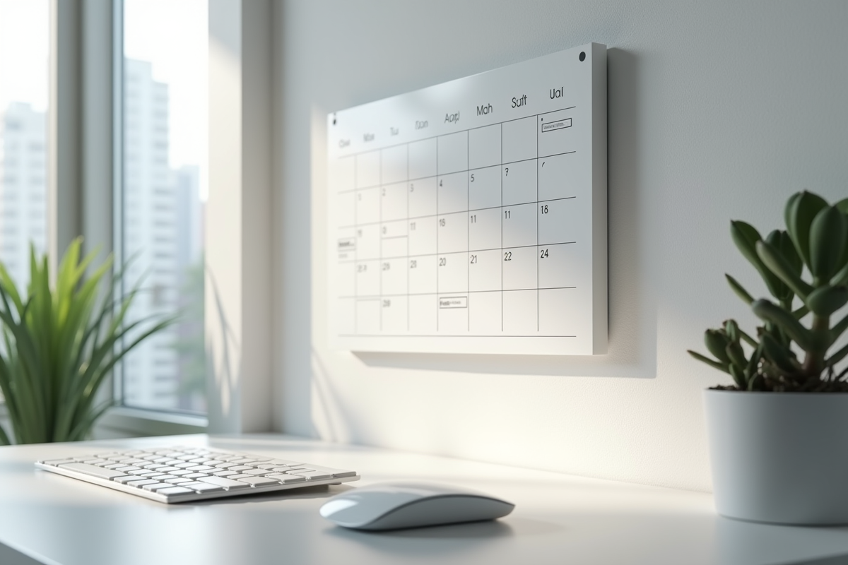 calendrier numérique