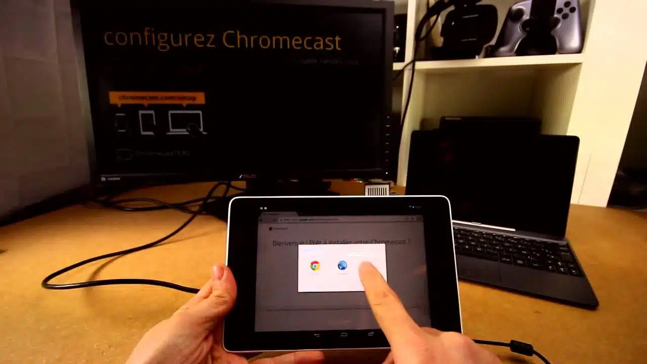 installer chromecast sur un ordinateur portable